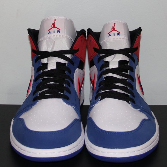 Air Jordan 1 Mid SE Multicolor Swoosh Mens - Picture 4 of 6